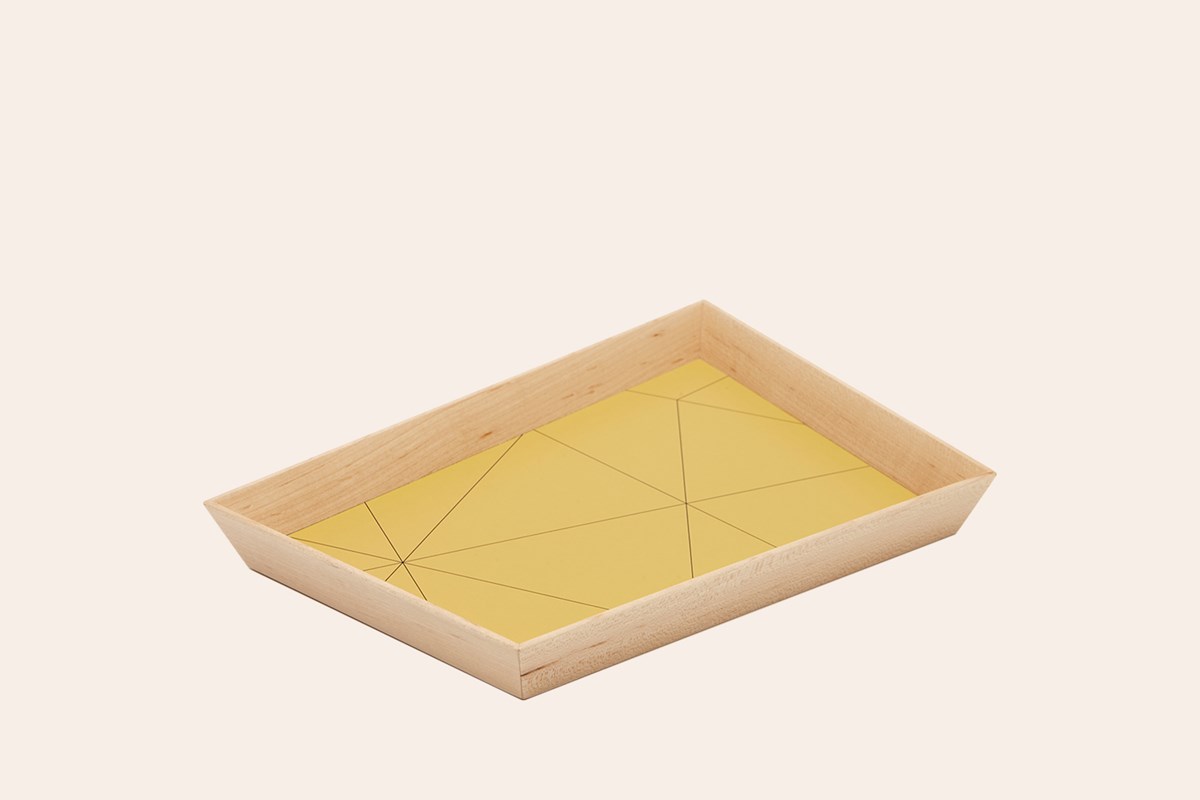 Vintage Tray Yellow Small